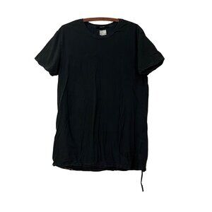 Ksubi Black Distressed Short Sleeve Tee Tshirt Grunge Mens Size Large